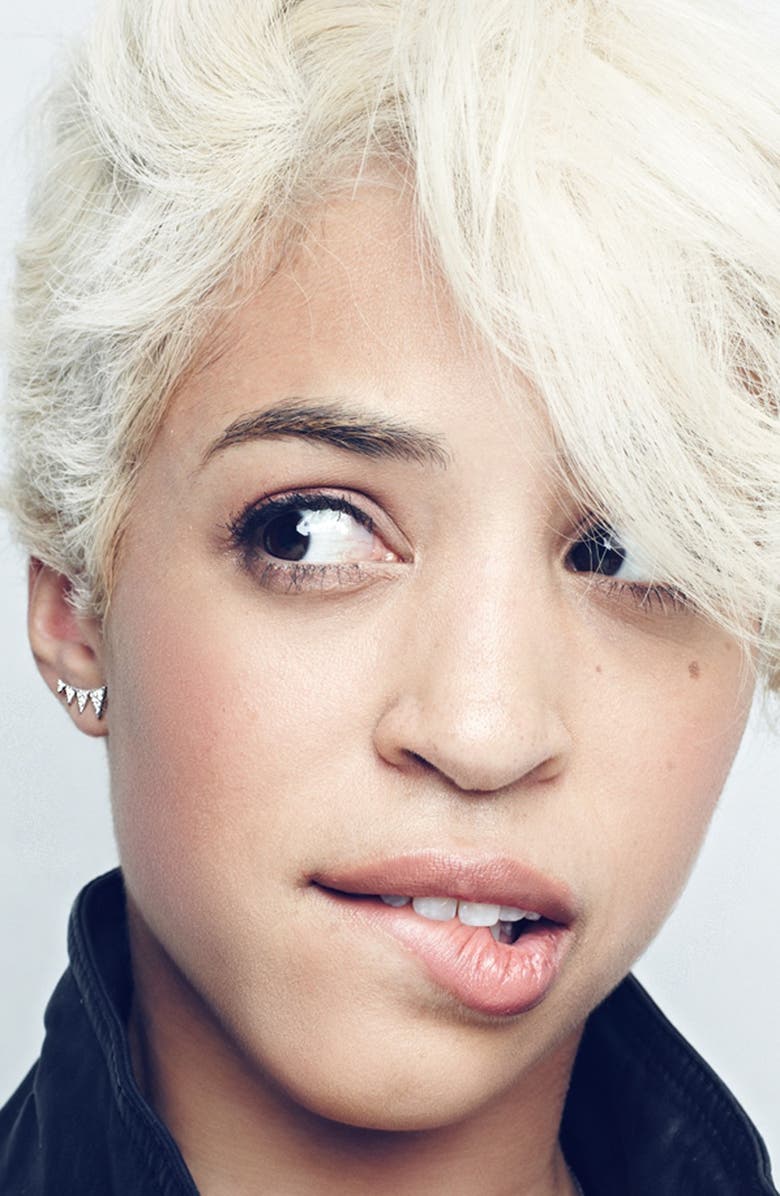 Nadri Triangle Stud Earrings, Alternate, color, 