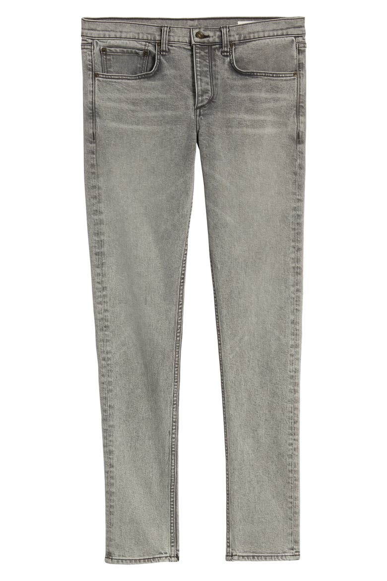 Fit 1 Skinny Fit Jeans, Alternate, color, BRODERICK