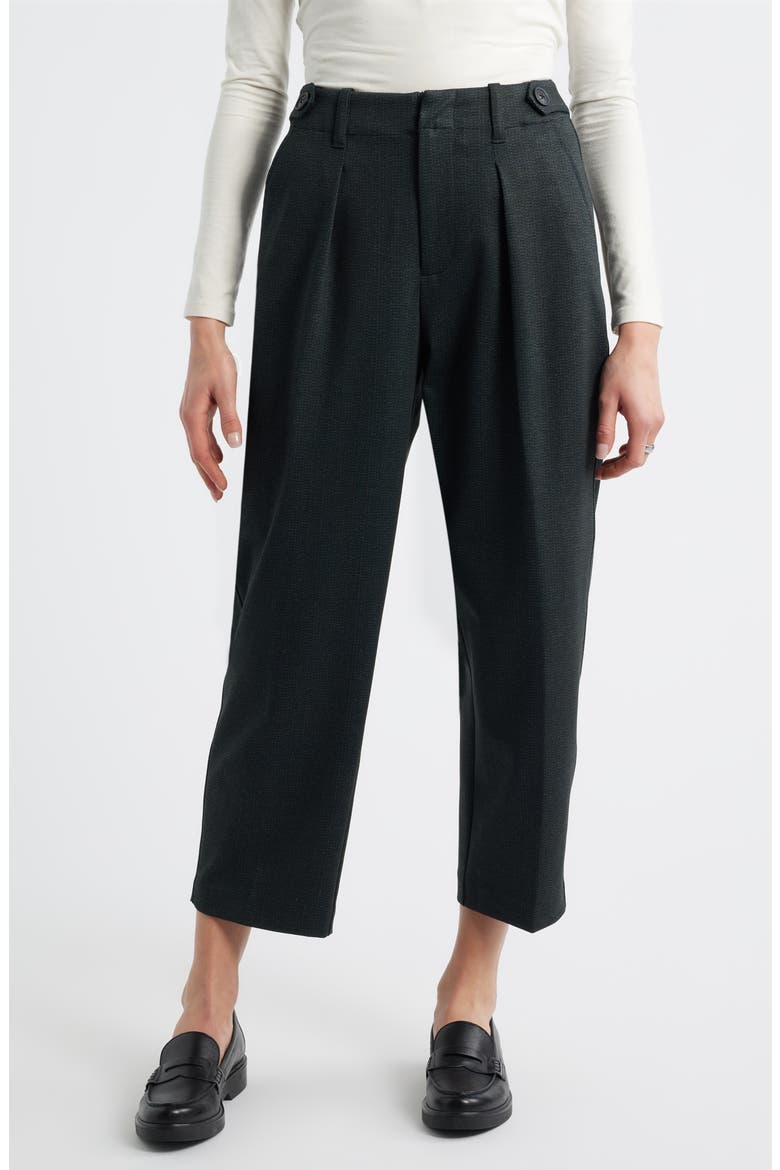 High Waist Ankle Trouser, Main, color, SMOKEY CHARCOAL HERRING