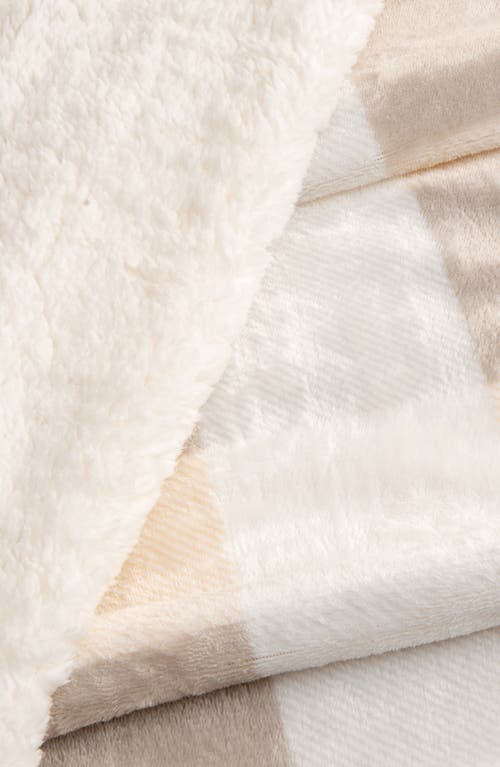Woven & Weft Reversible Faux Shearling Throw Blanket