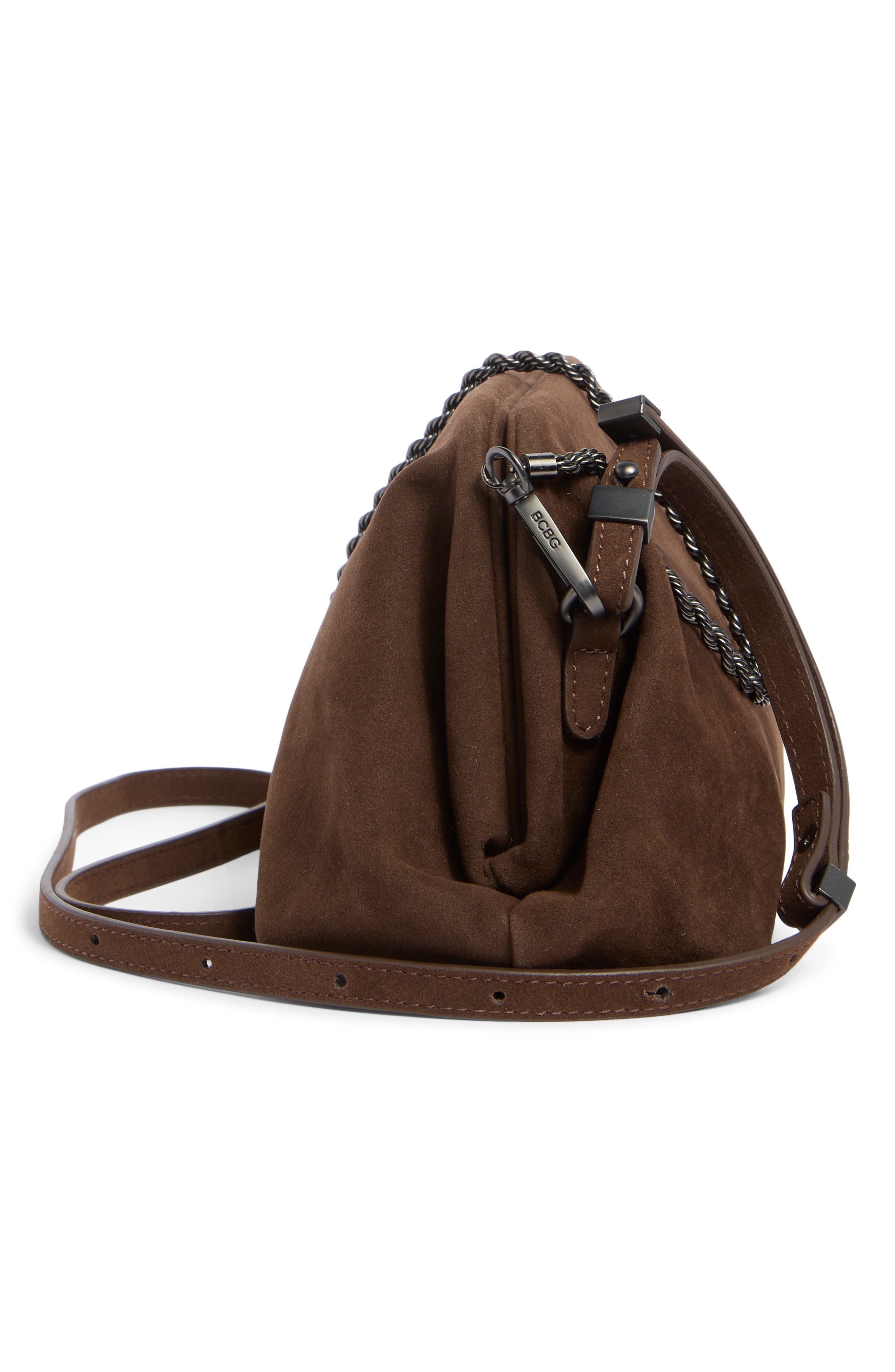 East/West Shoulder Bag, Alternate, color, CHOCOLATE