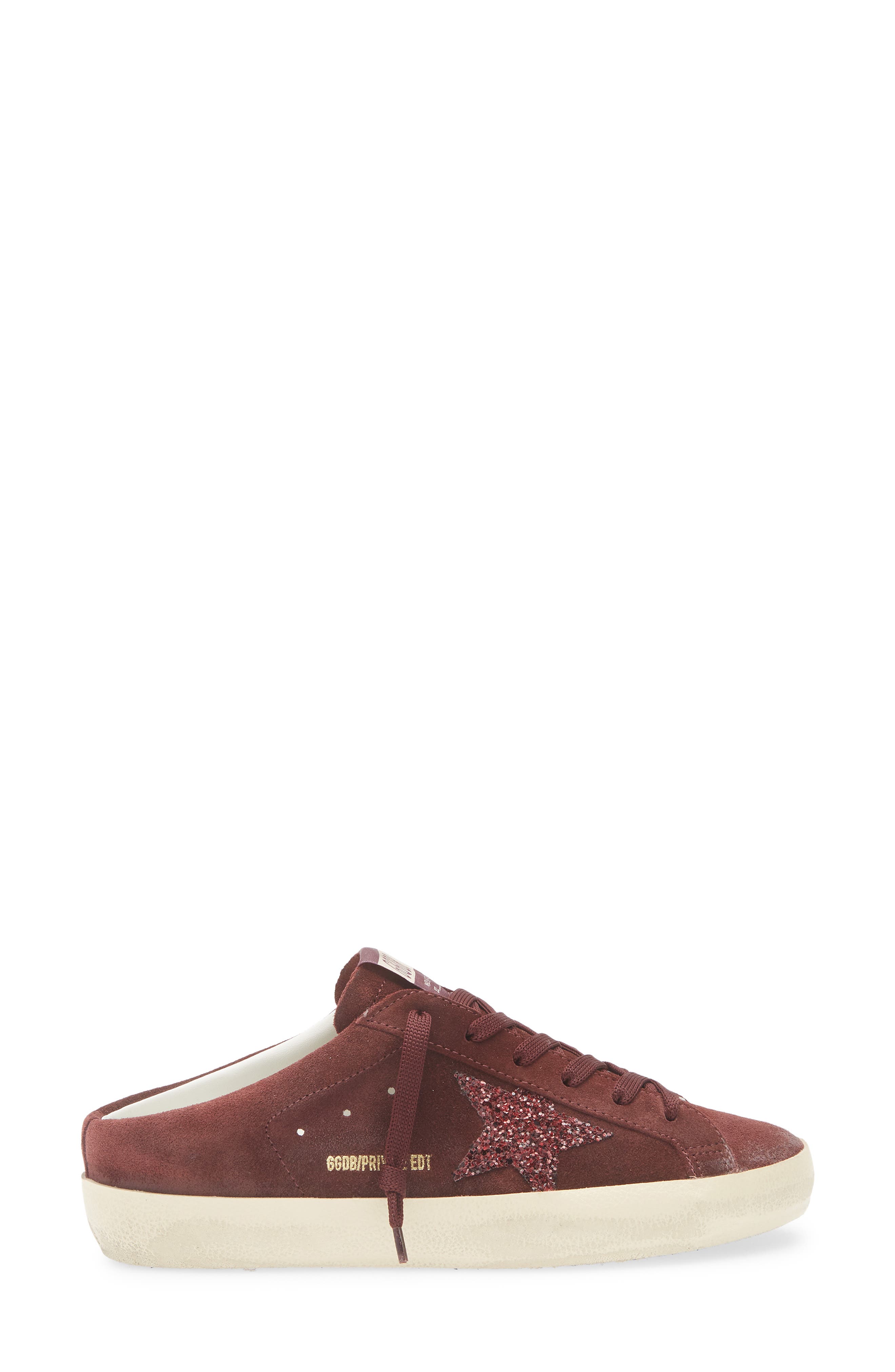 Golden Goose Super-Star Sabot Mule Sneaker, Alternate, color, Burgundy
