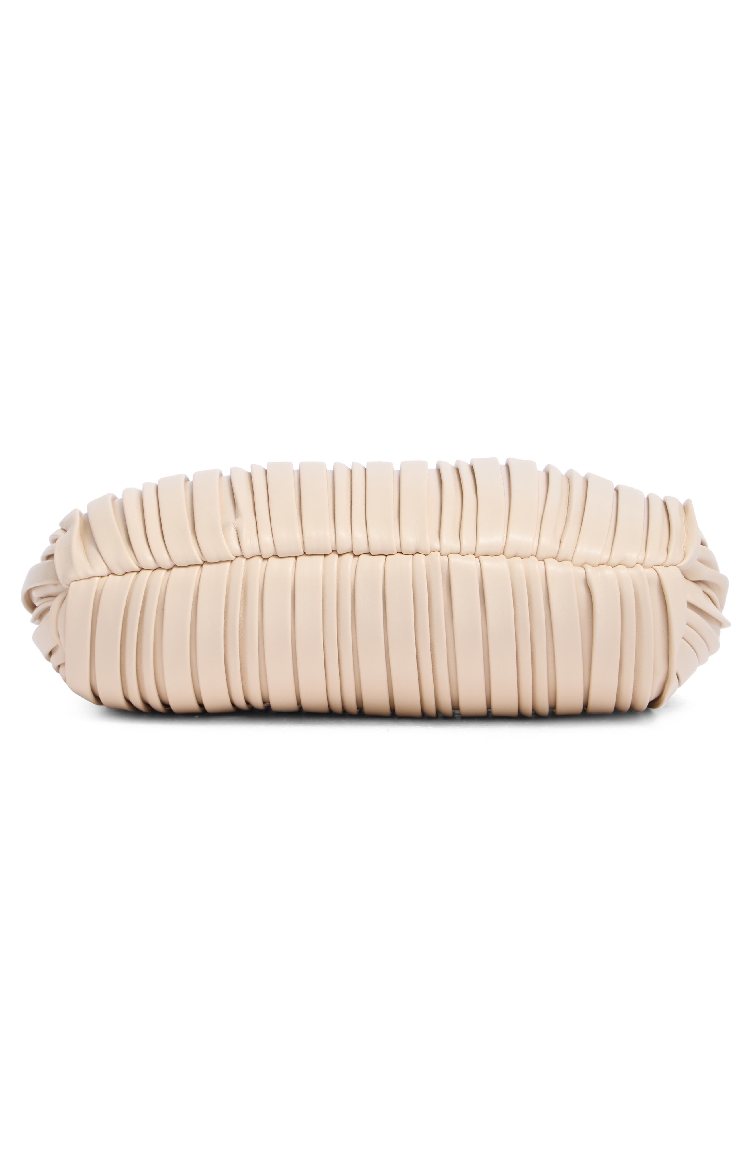 URBAN EXPRESSIONS HANDBAGS Pleated Chain Shoulder Bag, Alternate, color, Oatmilk