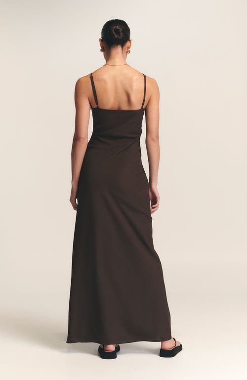 St Mrlo Myrtle Slip Dress In Brown