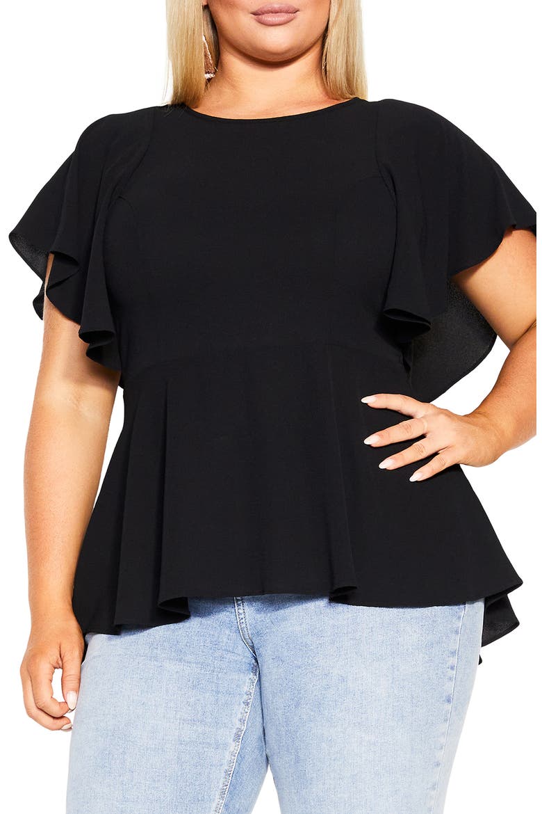 Romantic Mood Top, Main, color, BLACK