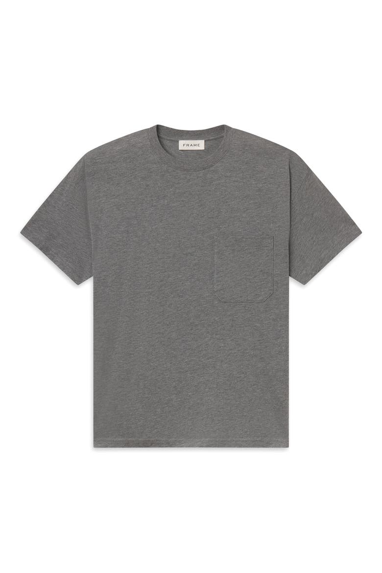 Relaxed Pima Cotton Pocket T-Shirt, Main, color, LIGHT GREY MELANGE