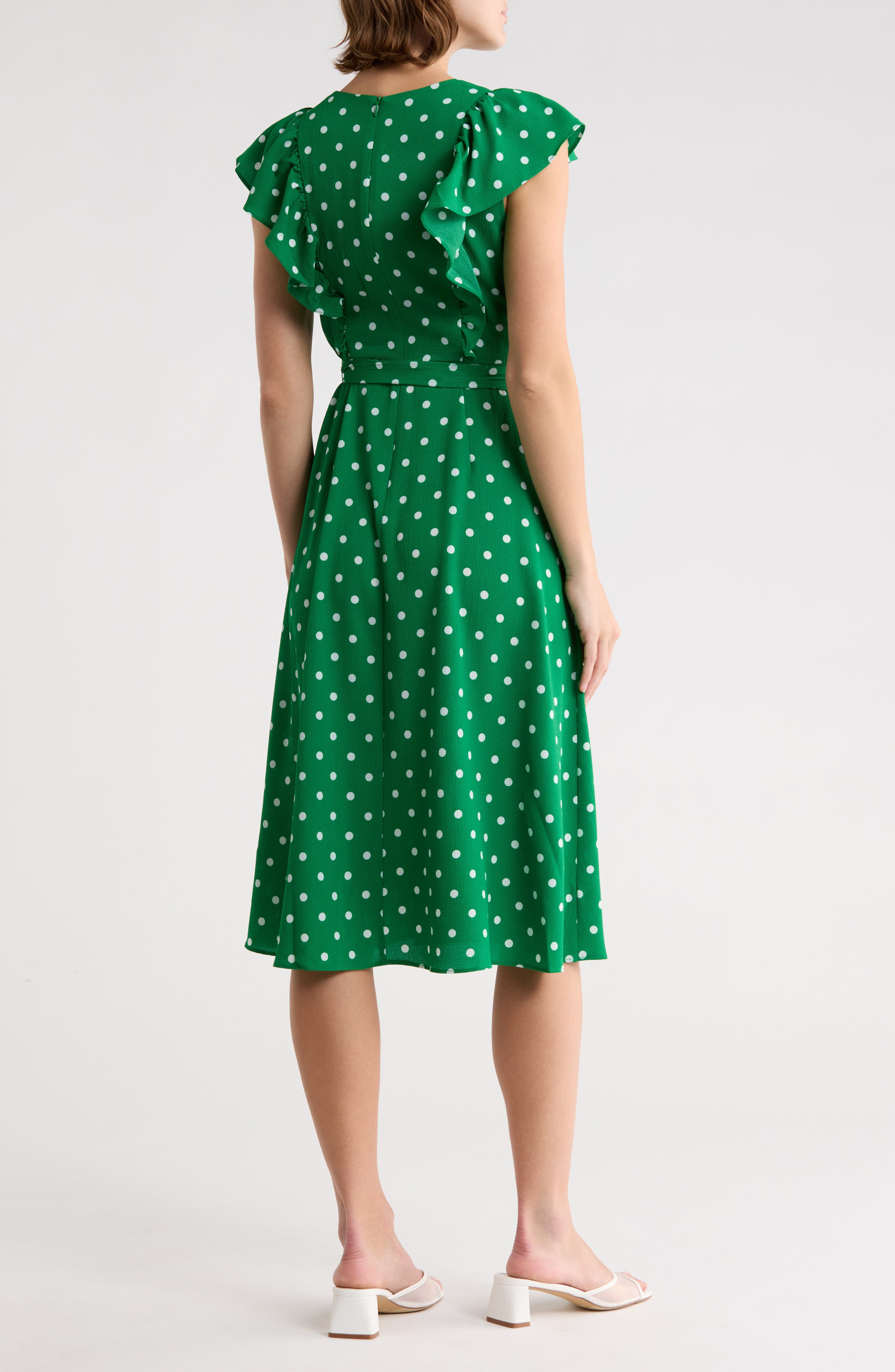 fit and flare midi a line dress On the Town Fitted Flare Midi Dress