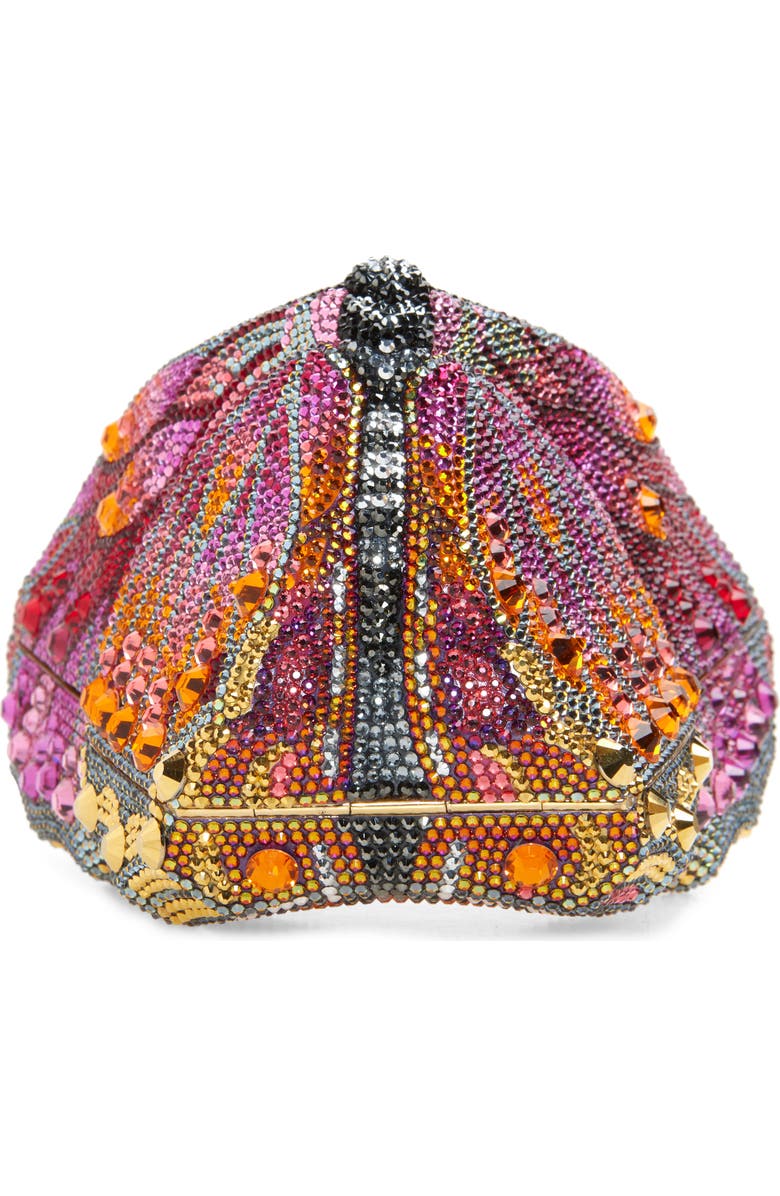 JUDITH LEIBER COUTURE Butterfly Crystal Clutch, Alternate, color, Champagne Multi