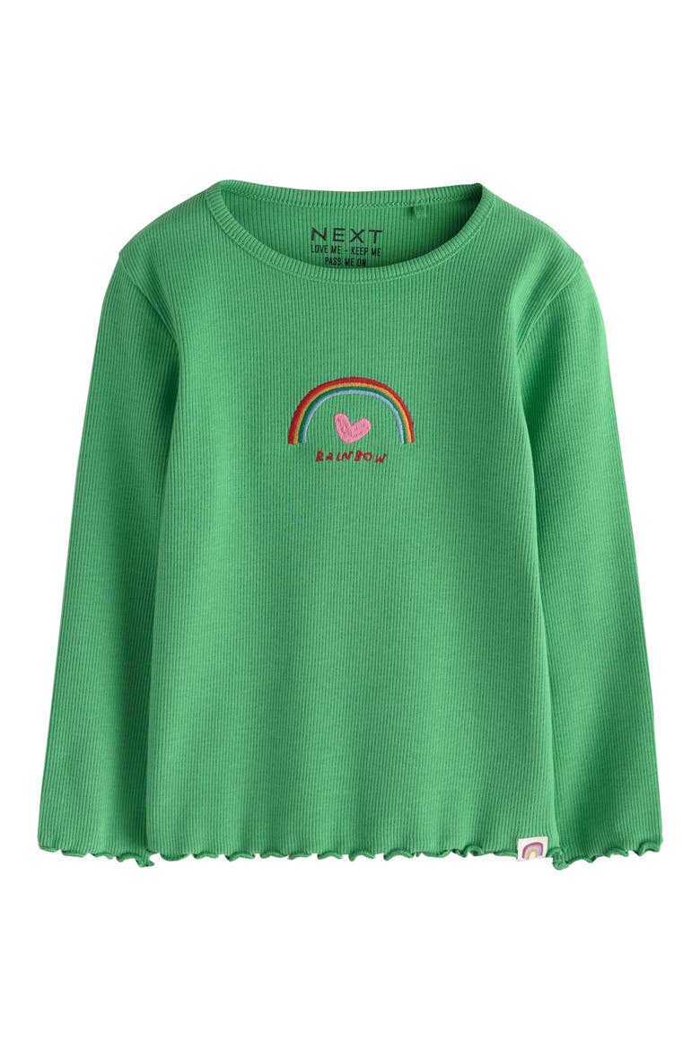 Kids' Rib Assorted 5-Pack Long Sleeve Top, Alternate, color, MULTI