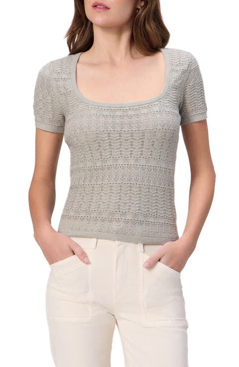 Etoile Mixed Stitch Cotton Blend Sweater