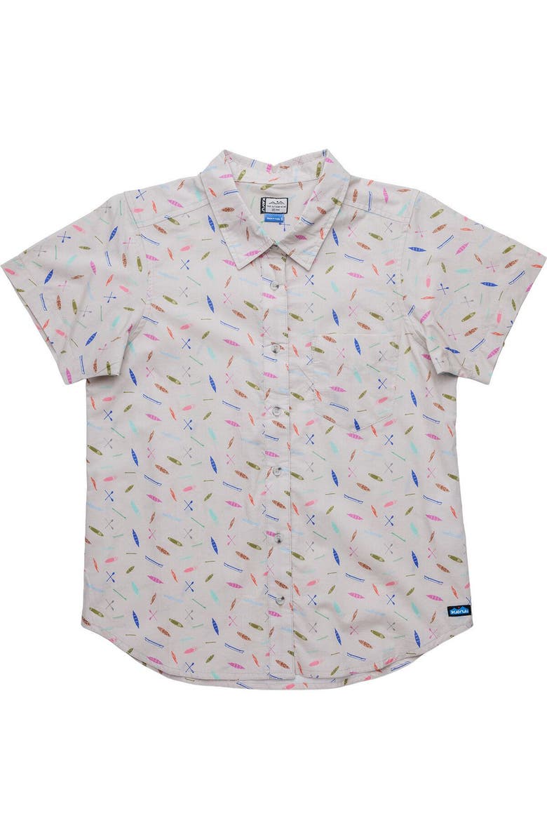 KAVU Girl Party Shirt - Women's, Main, color, Canoe Confetti
