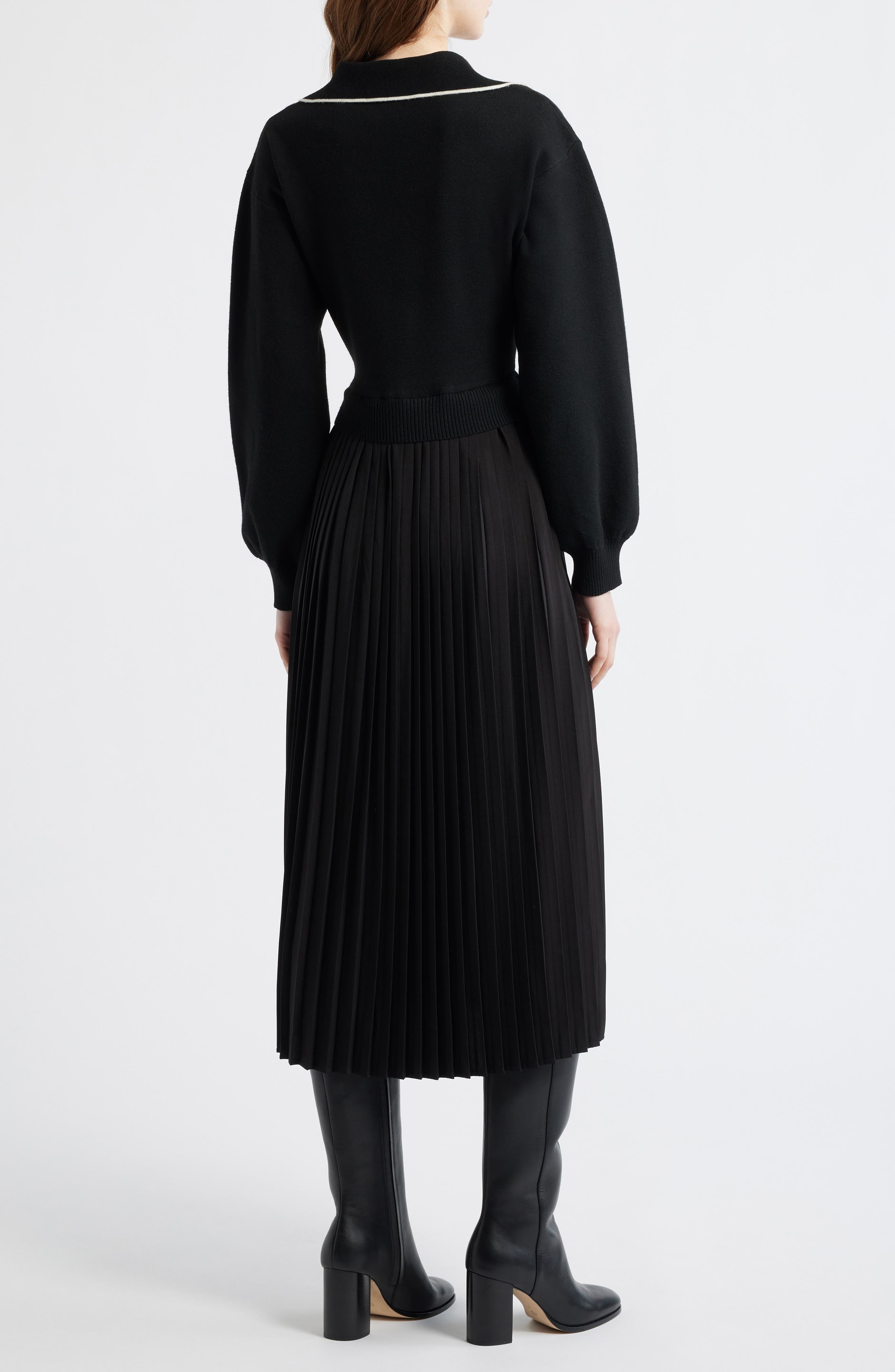 ZOE AND CLAIRE Long Sleeve Twofer Sweater Dress (Women) | Nordstrom