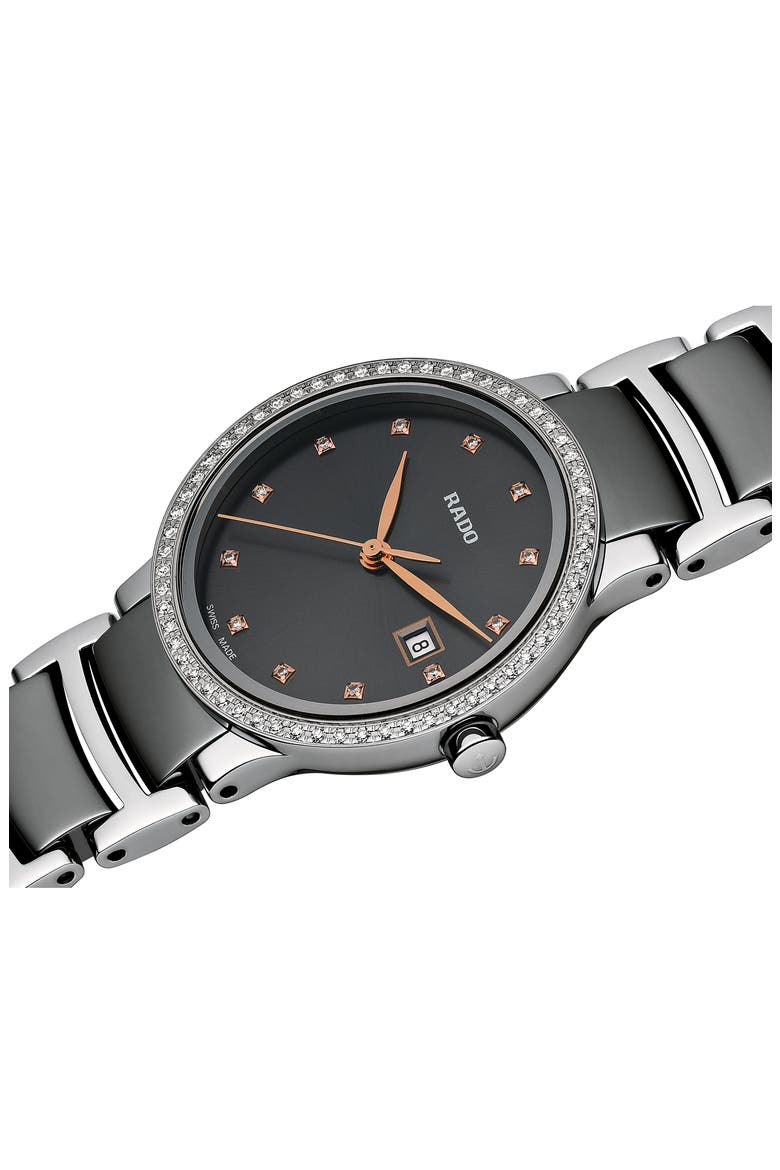 HyperChrome Automatic Chronograph Bracelet Watch, 45mm, Alternate, color, PLASMA/ SILVER/ GOLD