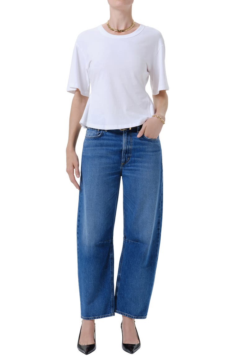 Reworked Cotton T-shirt, Alternate, color, WHITE