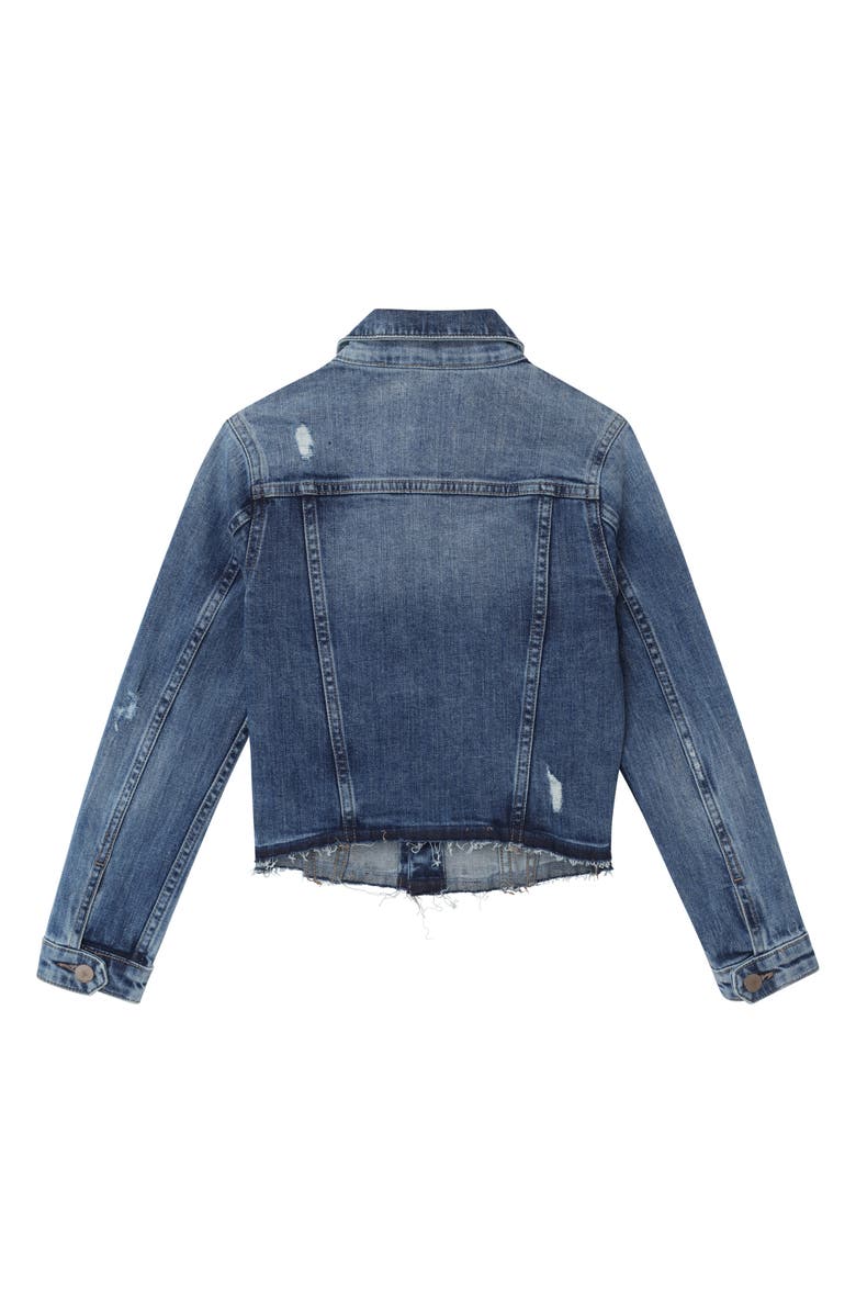 DL1961 Kids' Distressed Denim Jacket, Alternate, color, 