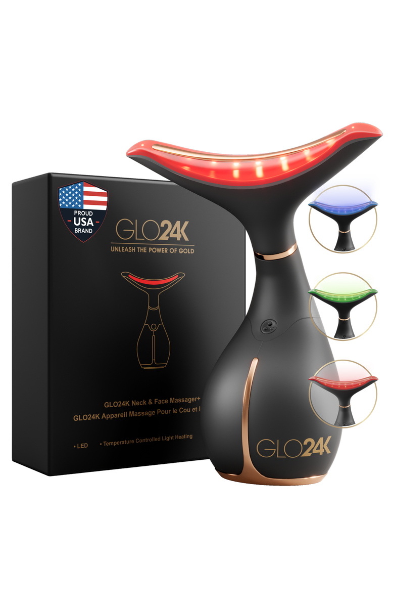 GLO24K UNLEASH THE POWER OF GOLD Skin Rejuvenation Beauty Device for Face and Neck, Main, color, Na
