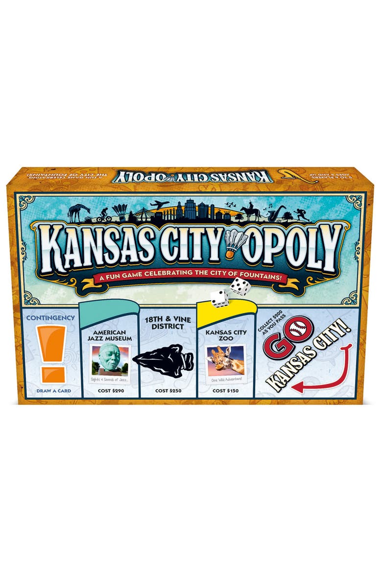 Kansas Cityopoly Family Board Game, Ages 8+, Alternate, color, Multicolored
