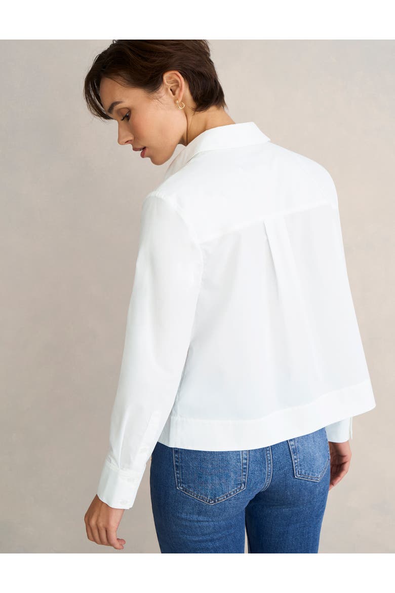 Andie Long Sleeve Button Up Shirt, Alternate, color, White