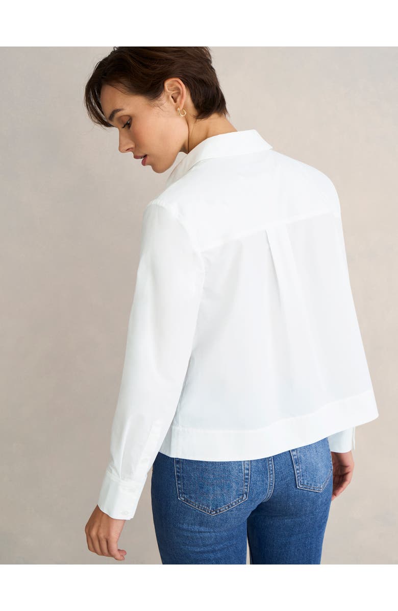 HOBBS LONDON Andie Long Sleeve Button Up Shirt, Alternate, color, White