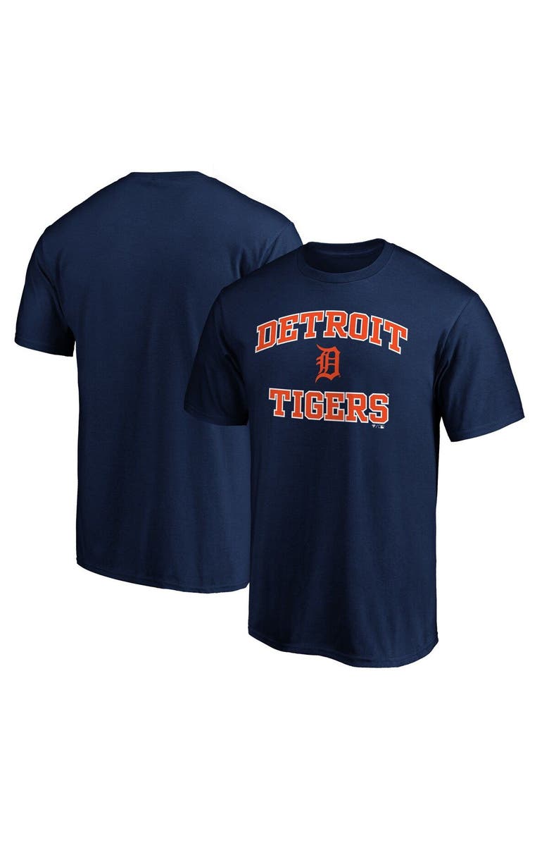 FANATICS Men's Fanatics Branded Navy Detroit Tigers Heart & Soul T-Shirt, Main, color, 