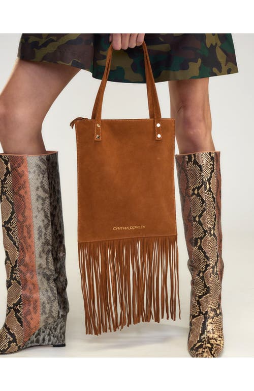 CYNTHIA ROWLEY CYNTHIA ROWLEY FELICITY FRINGE SUEDE TOTE