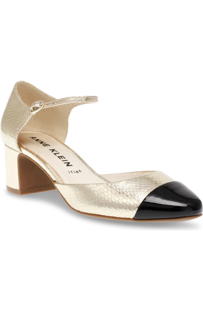 Anne Klein Pizetta Pump, Main, color, Light Gold