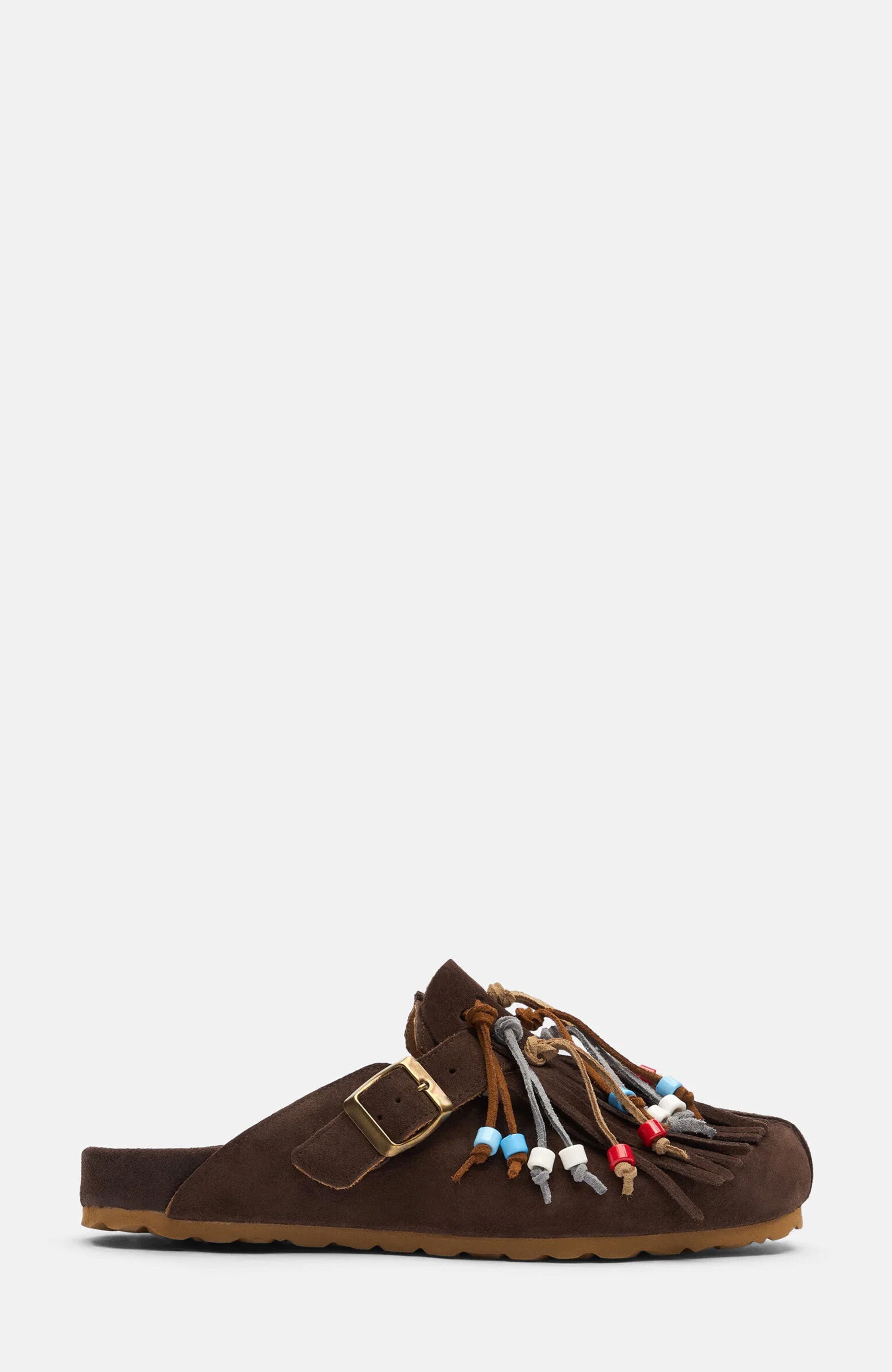 Gea Mules, Alternate, color, Brown - Suede
