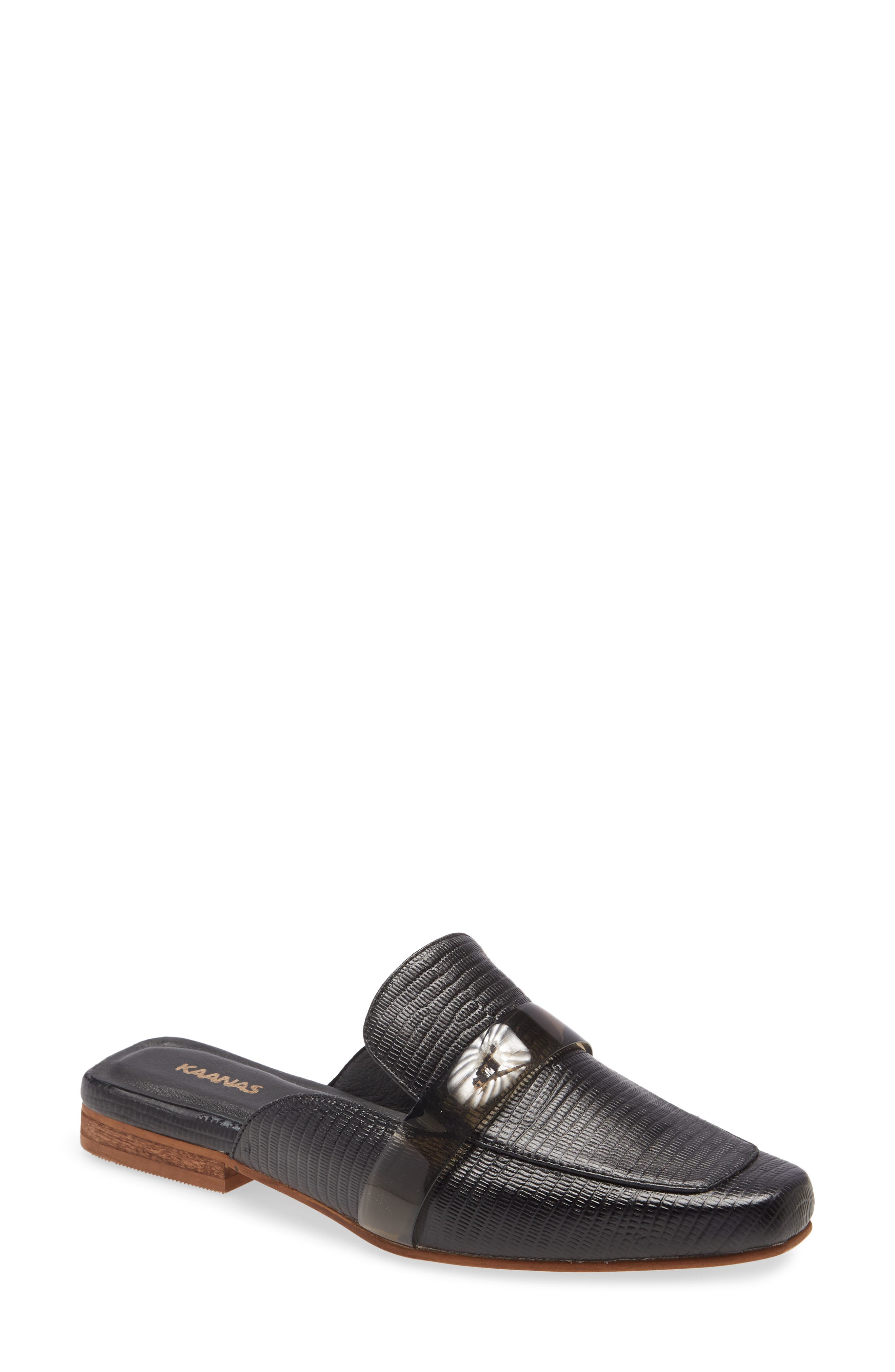 Kaanas Dublin Lizard Embossed Mule, Main, color, 