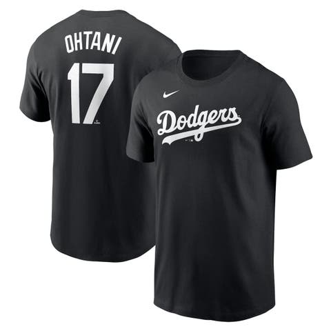 Men's Nike Shohei Ohtani Black Los Angeles Dodgers 2024 Fuse Name & Number T-Shirt