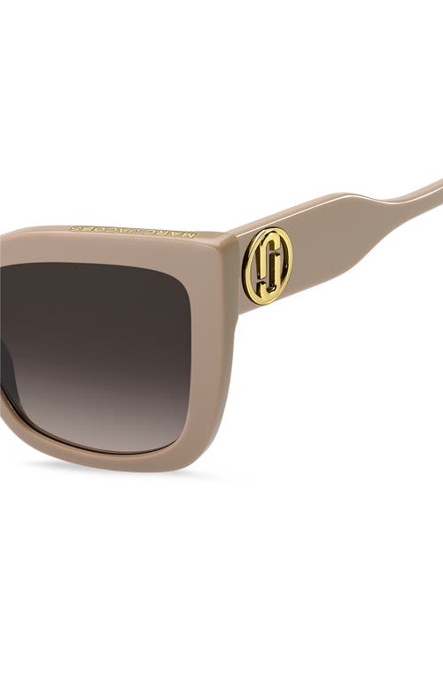 Marc Jacobs 54mm Gradient Cat Eye Sunglasses In Brown