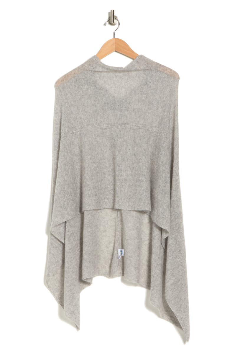 Portolano Cashmere Bow Poncho, Alternate, color, 