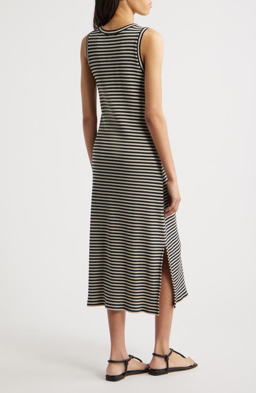 Rails Striped Tank Dress In Black Birch Stripe