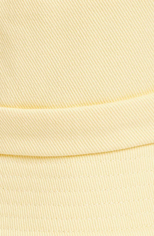 Jacquemus Le Bob Gadjo Bucket Hat In Pale Yellow 205