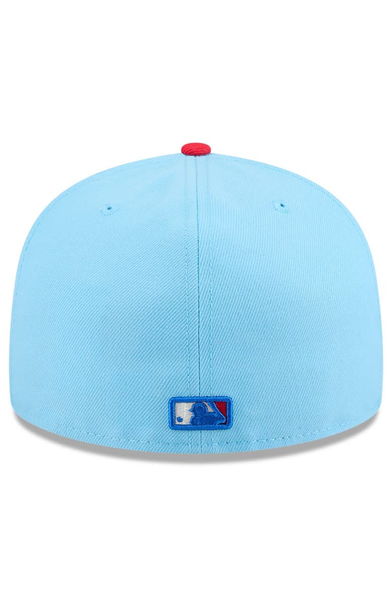 New Era Men's New Era Light Blue/Red Washington Nationals 2025 Fourth of July 59FIFTY Fitted Hat, Alternate, color, Light Blue