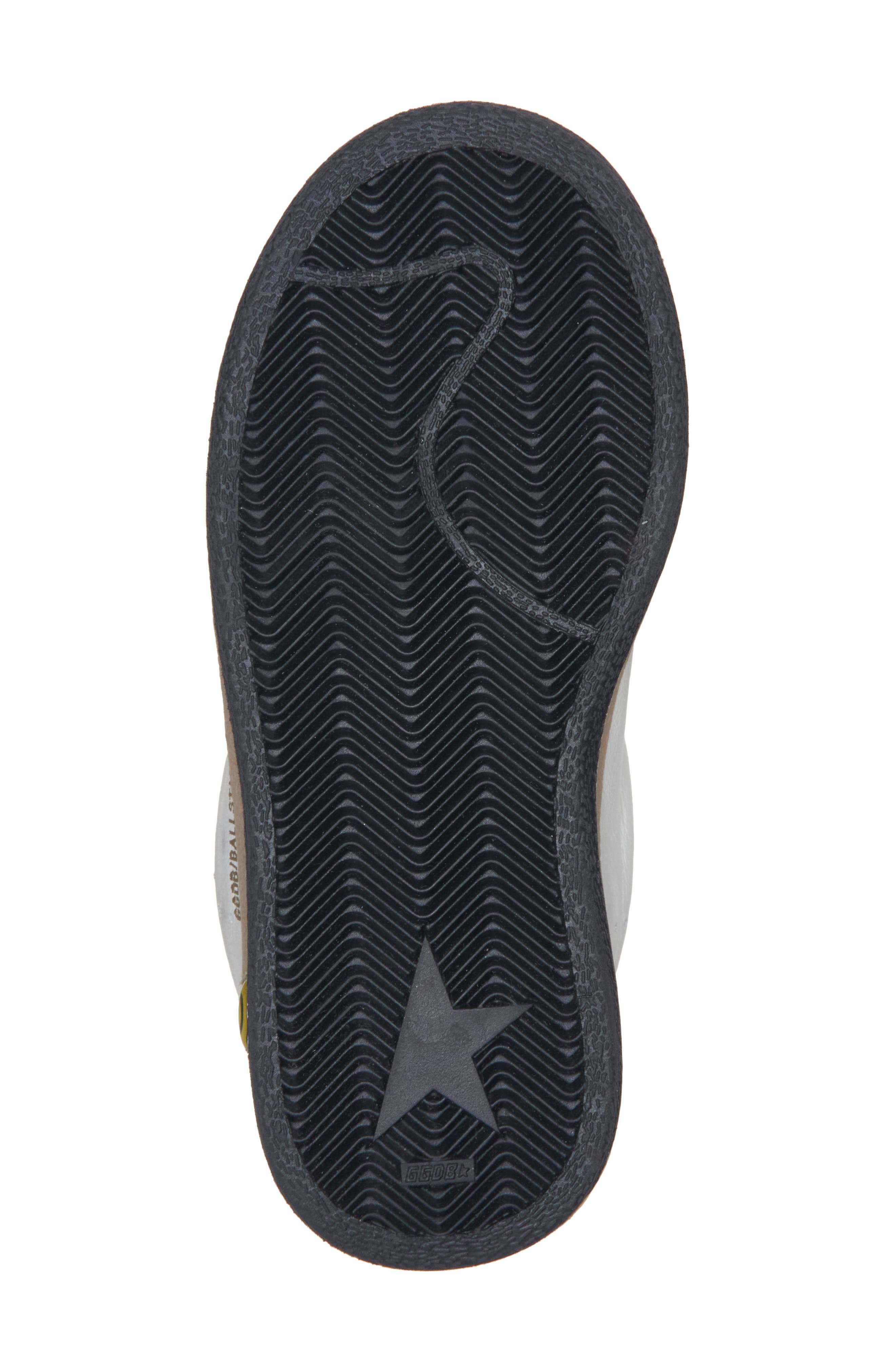 Golden Goose Kid's Ball Star Glitter Leather Sneaker, Alternate, color, 