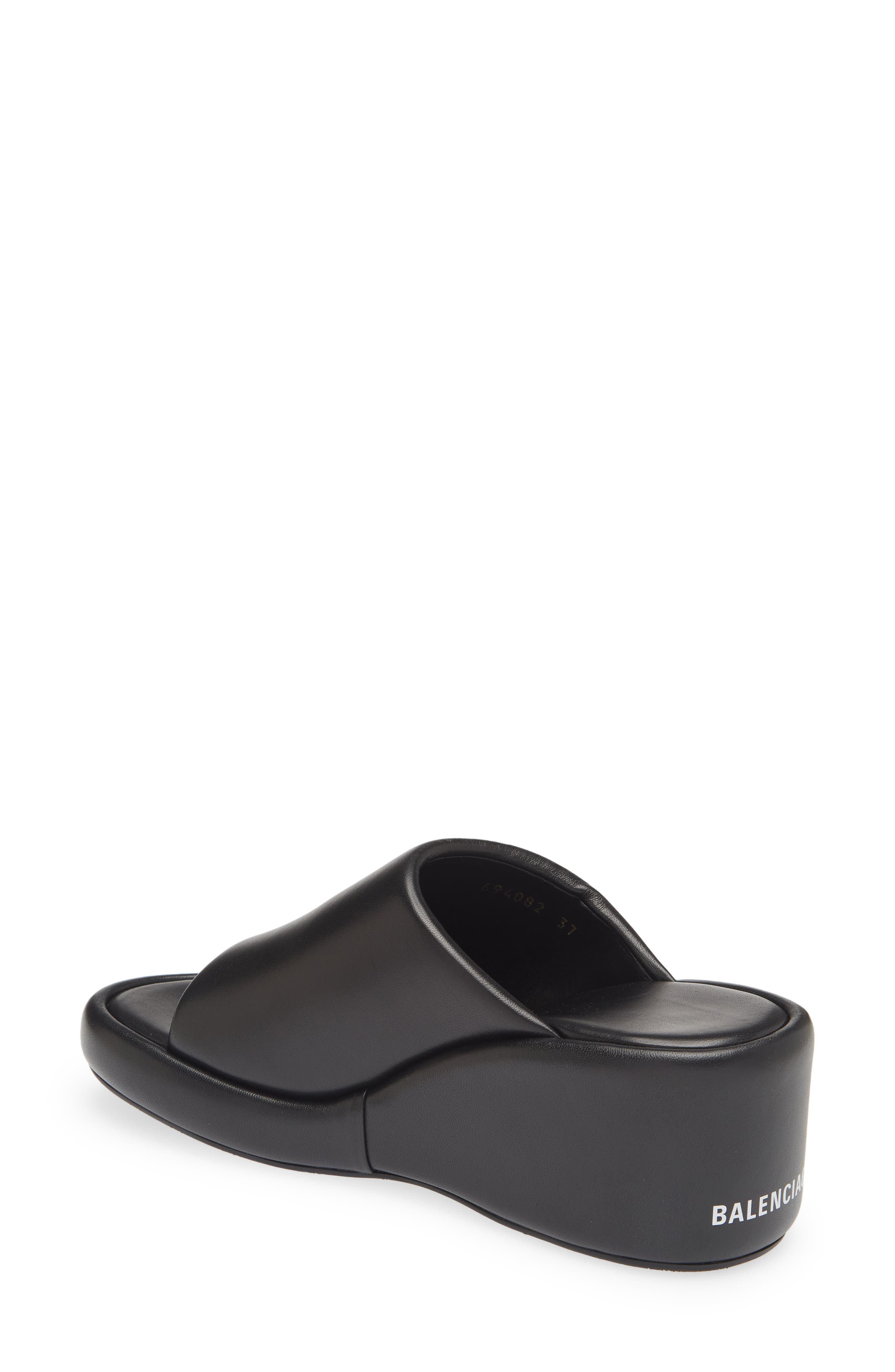 Balenciaga Rise Platform Slide Sandal, Alternate, color, 