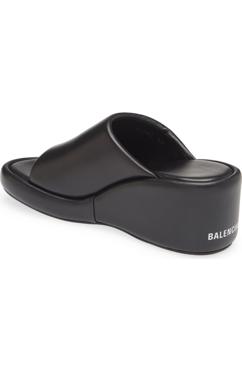 Balenciaga Rise Platform Slide Sandal, Alternate, color,