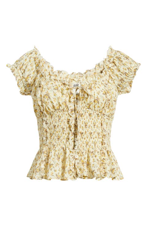 Mabel Floral Cotton Top