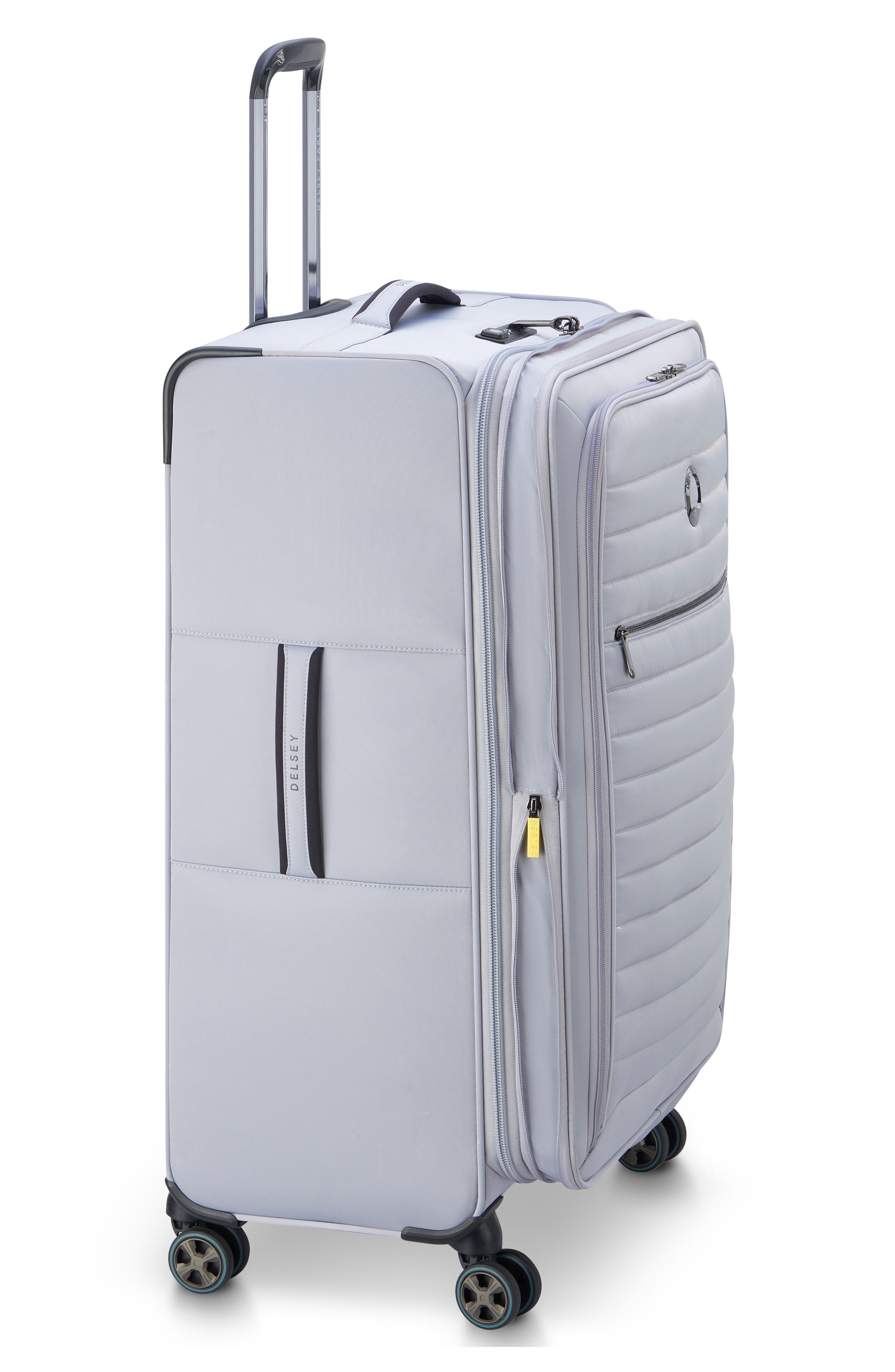 DELSEY Cruise 3.0 28-Inch Softside Spinner Luggage, Alternate, color, Platinum
