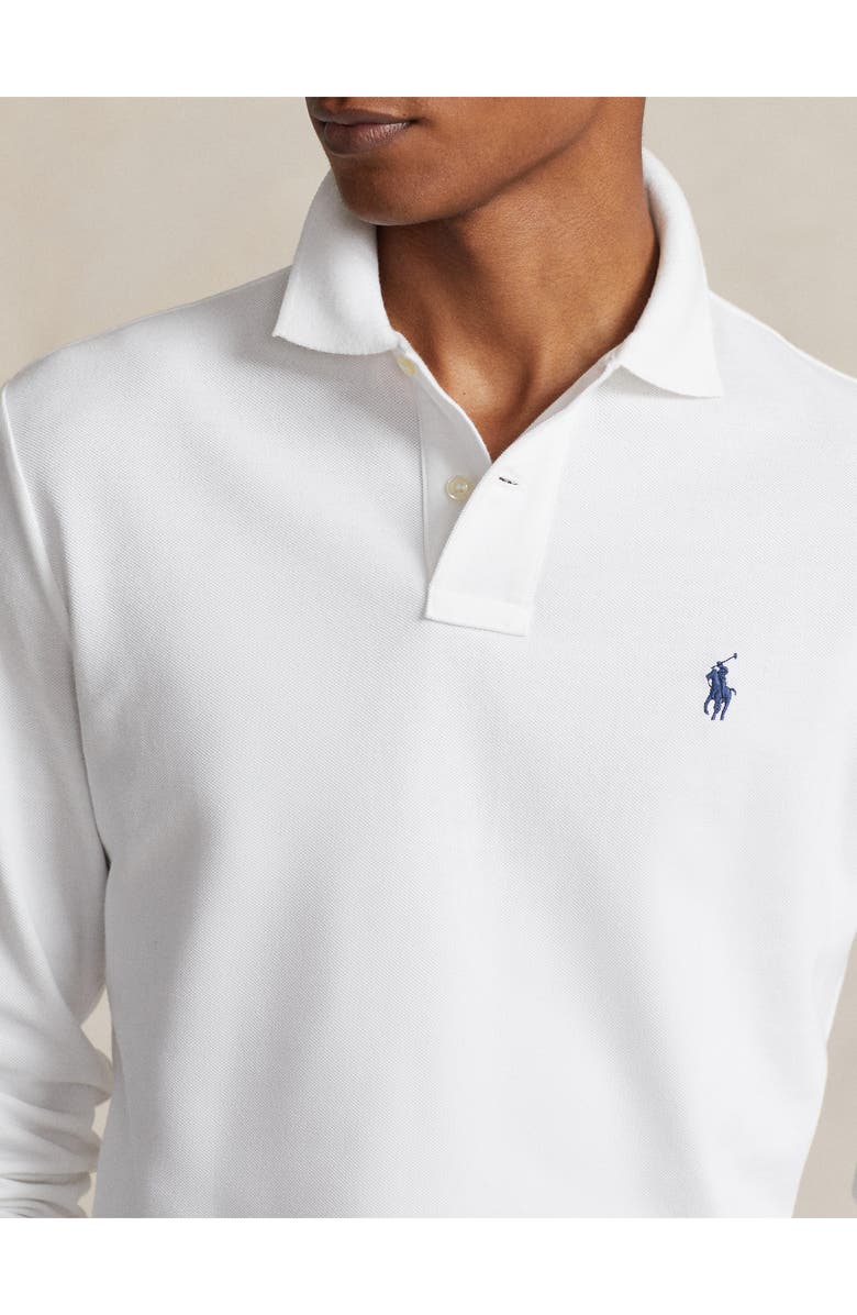 Polo Ralph Lauren Cotton Piqué Long Sleeve Polo, Alternate, color,