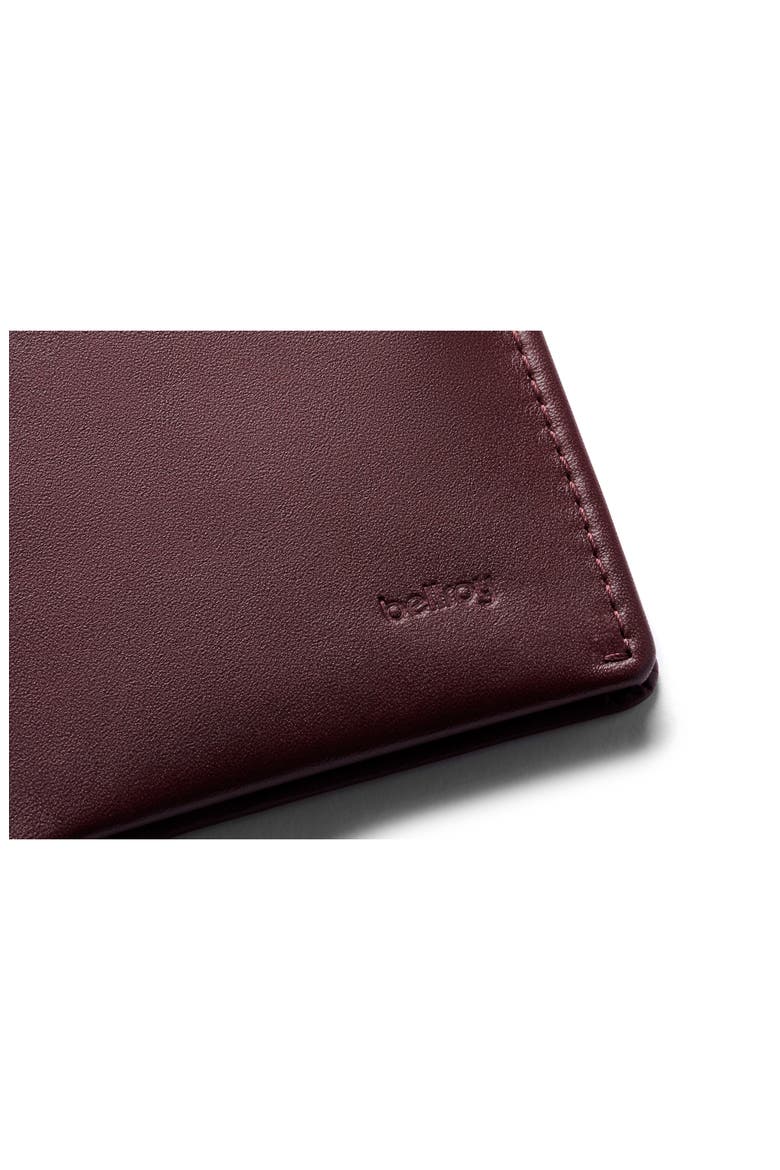 Note Sleeve RFID Wallet, Alternate, color, WINE