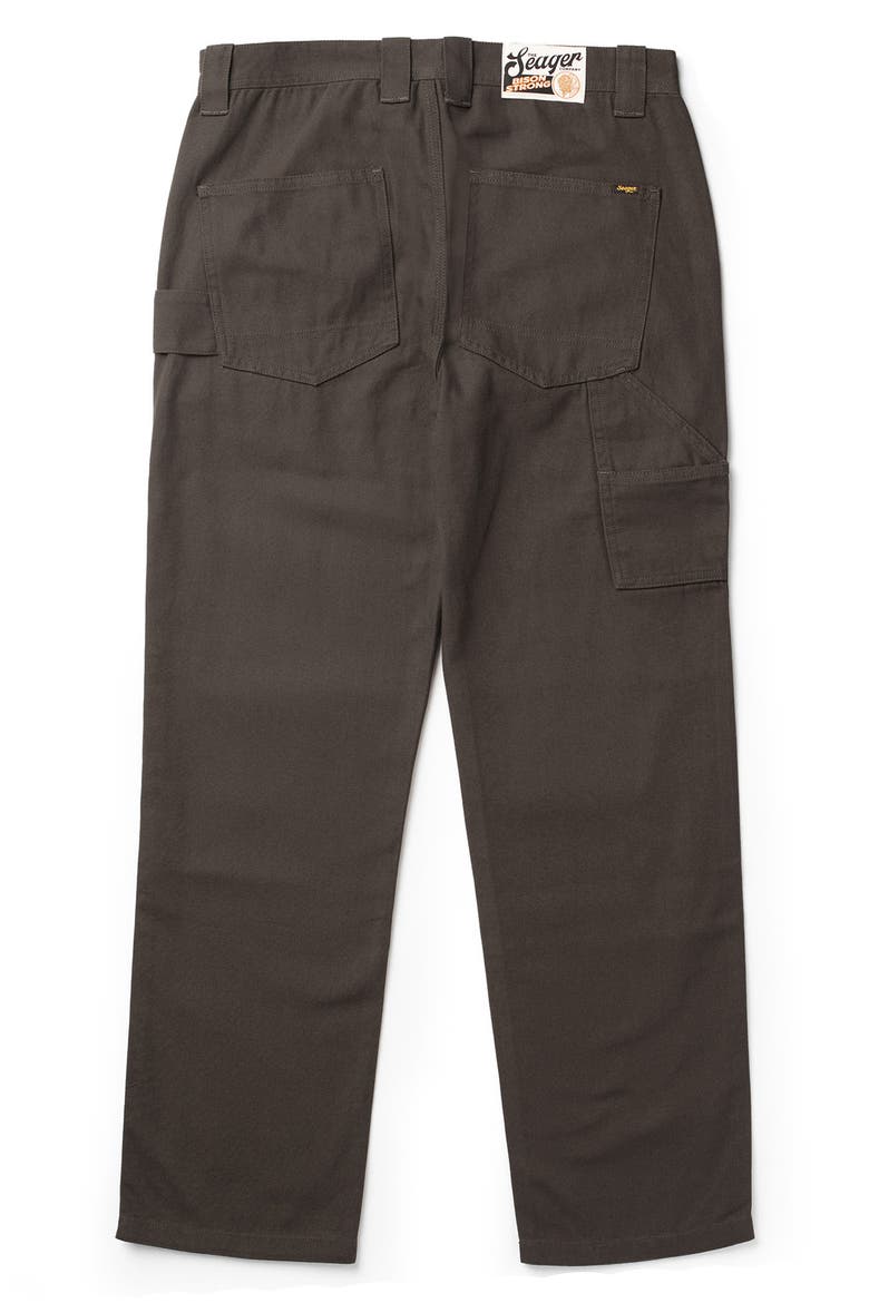 Bison Cotton Canvas Carpenter Pants, Alternate, color, DARKWOOD
