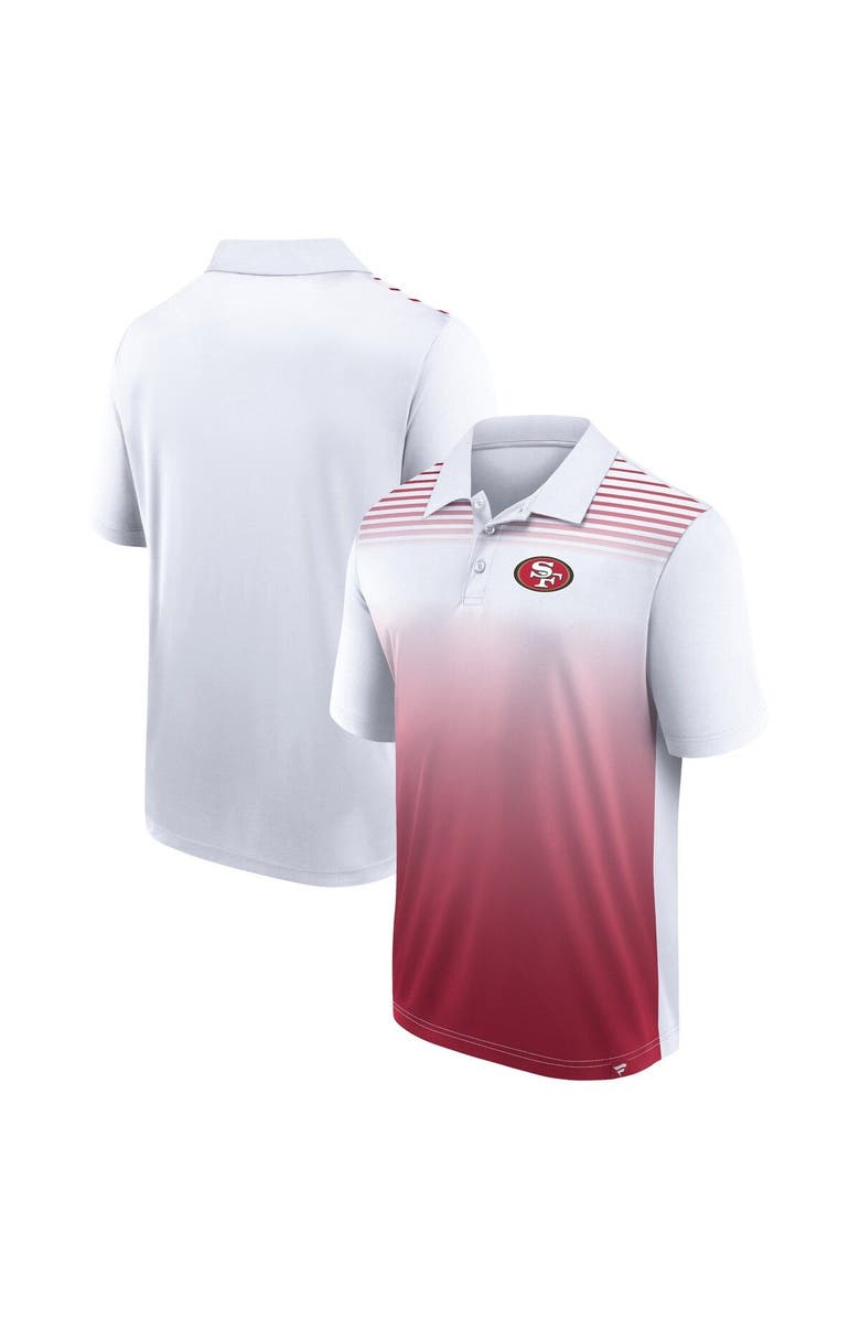 FANATICS Men's Fanatics Branded White/Scarlet San Francisco 49ers Sandlot Game Polo, Alternate, color, 