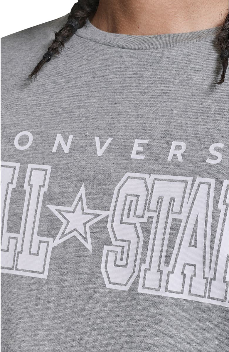 Converse All Star T-Shirt, Alternate, color, Vintage Grey Heather