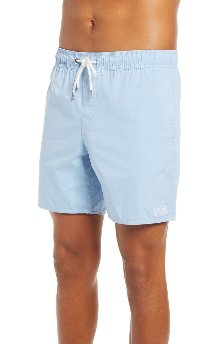 RVCA Opposites Solid Swim Trunks, Alternate, color, 