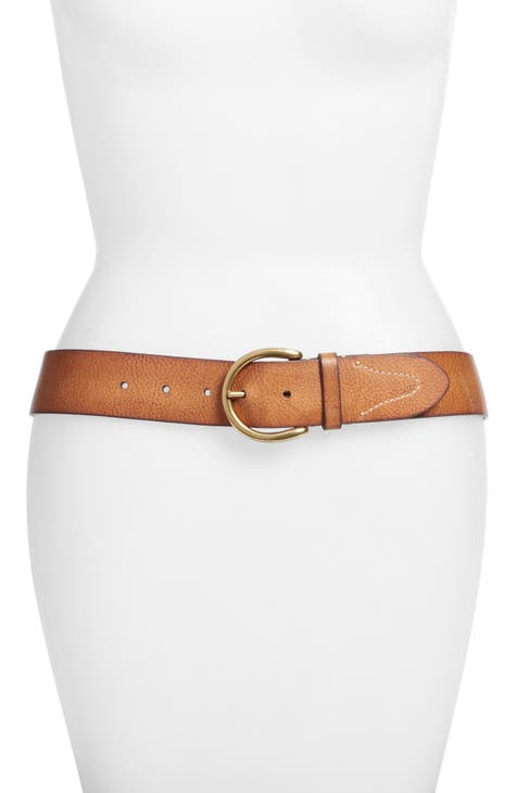 Frye Leather store Reversible Skinny Leather Belt Womens Large