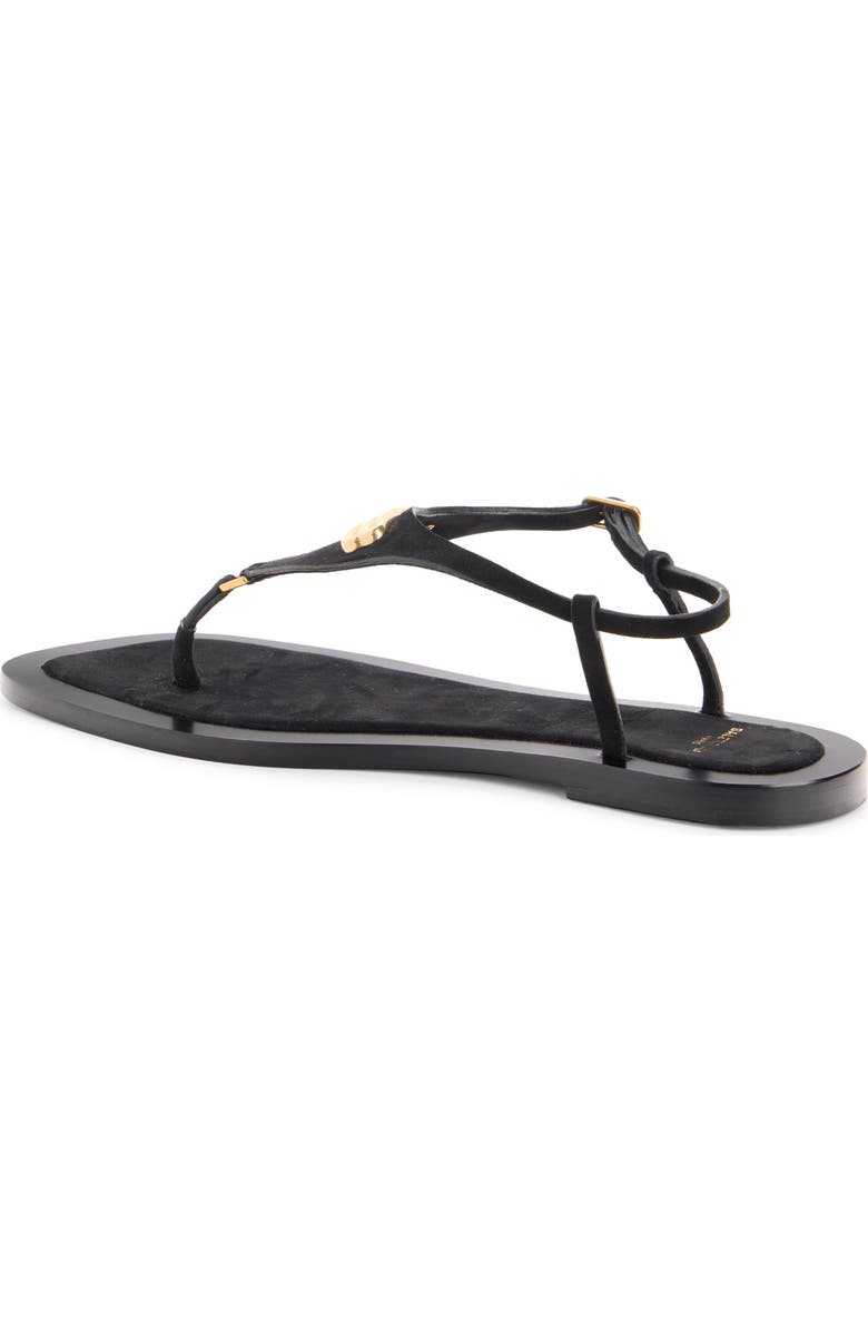 Balenciaga Riva Thong Sandal, Alternate, color, Black