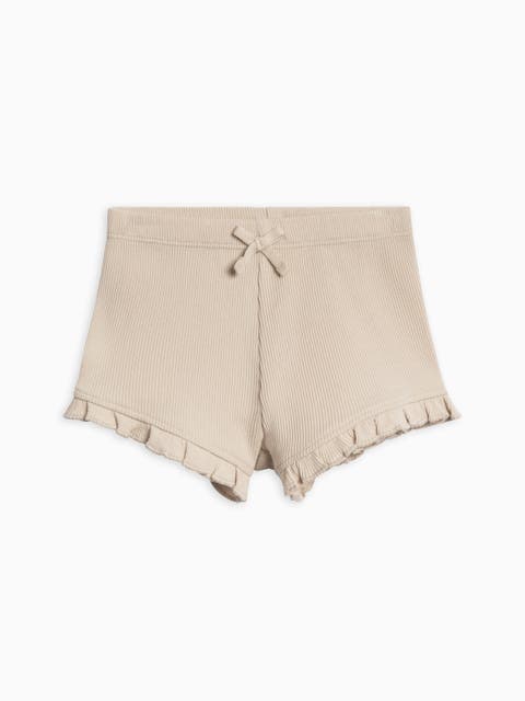 Organic Lydia Ribbed Shorts (Toddler & Little Kids)