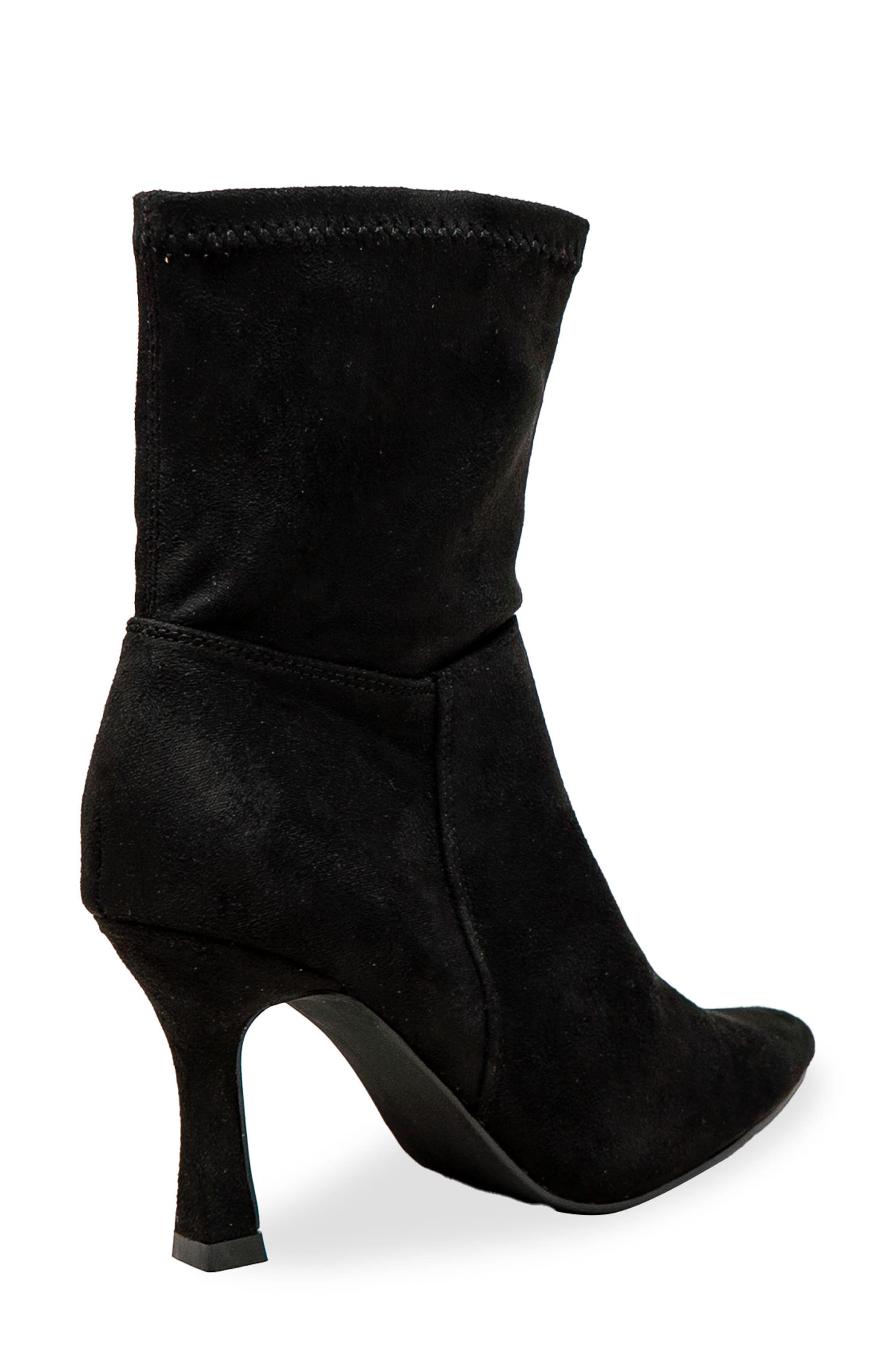 CHASE AND CHLOE Pointed Toe Bootie, Alternate, color, Black