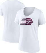 Fanatics MTO Label Women's White Toronto Tempo Primary Logo V-Neck T-Shirt